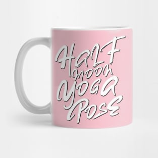 Half moon yoga pose Mug